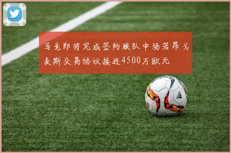 马竞即将完成签约狼队中场若昂戈麦斯交易协议接近4500万欧元